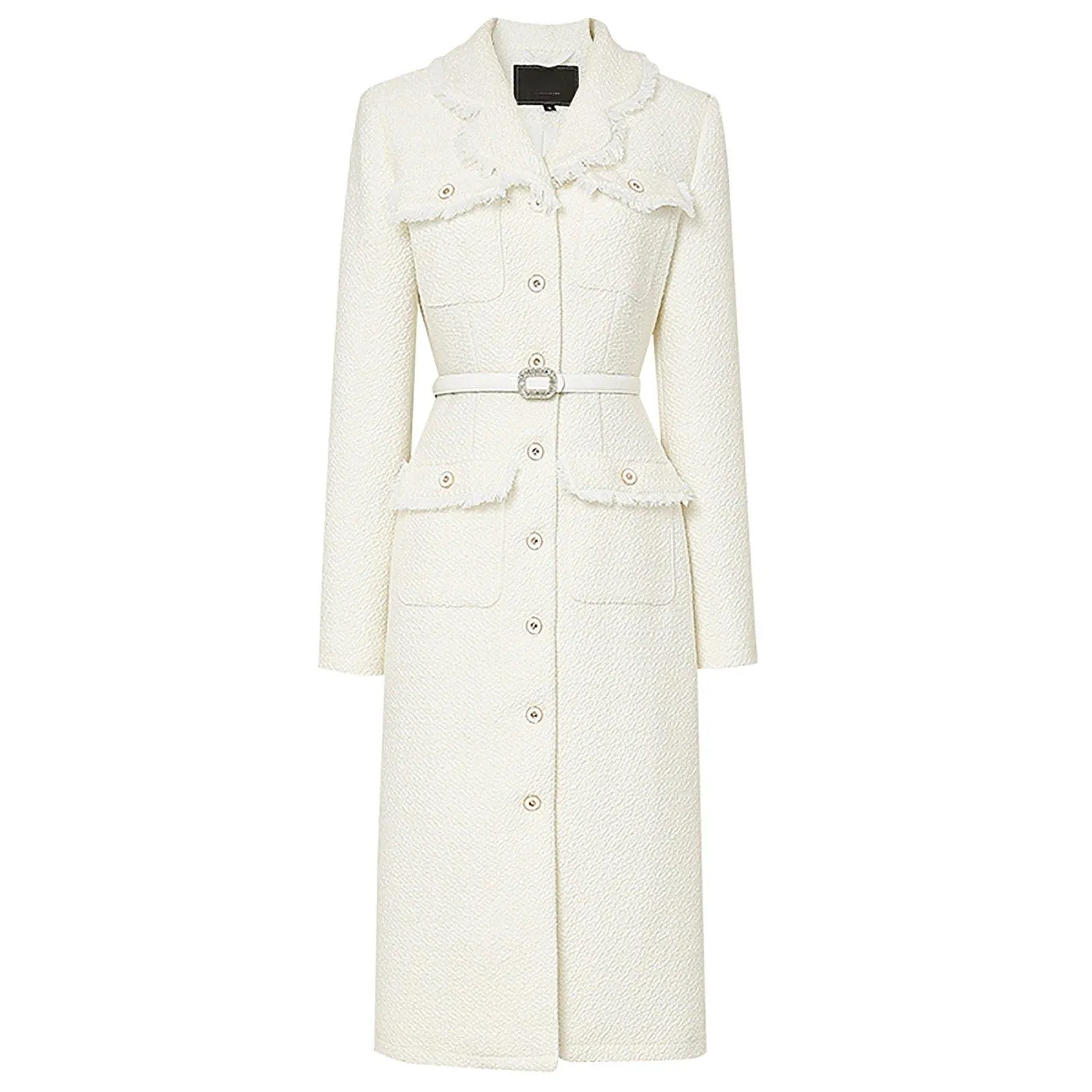 Women White Long Wool Coat,Fitted tweed Coat,Wool Long coat,Wool Trench coat,Winter coat women,Purple Wool Coat,Women Overcoat Vivian7 W101